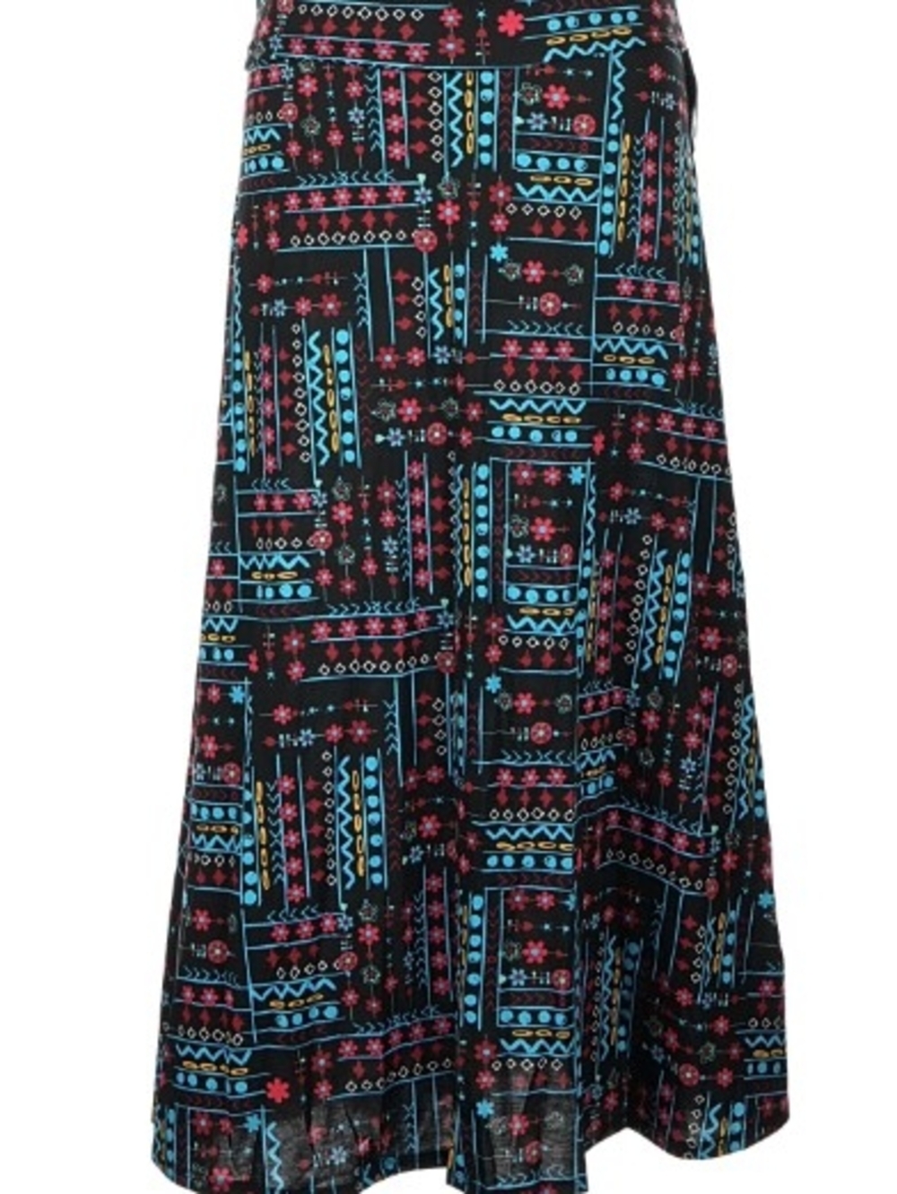Vibrant NWT LuLaRoe Maxi Skirt XL Multi-Color Boho Casual